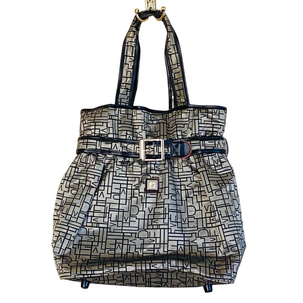 Diane Von Furstenberg DVF Large Logo Laptop Pocket Randa Travel Tote Bag NWOT - Picture 15 of 15